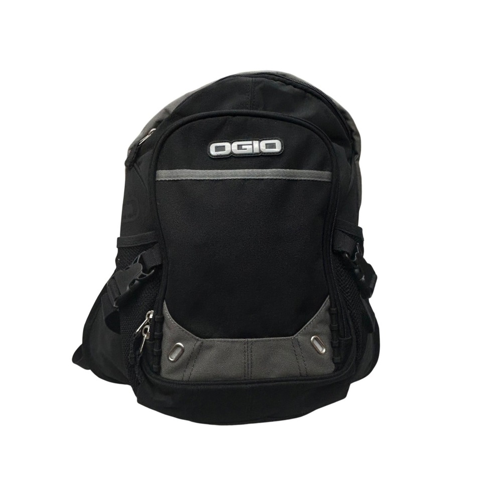 OGIO Fugitive Backpack Black‎ Gray Audio Port Utility Commuter Travel Laptop Bag